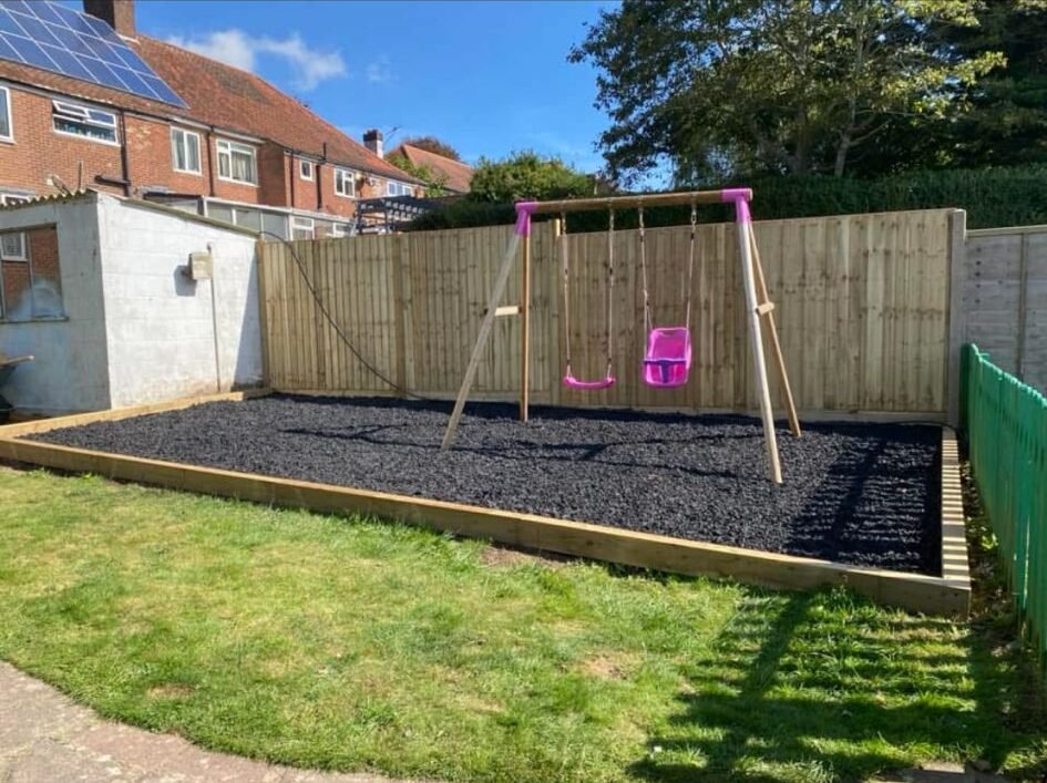 Closeboard fence detail