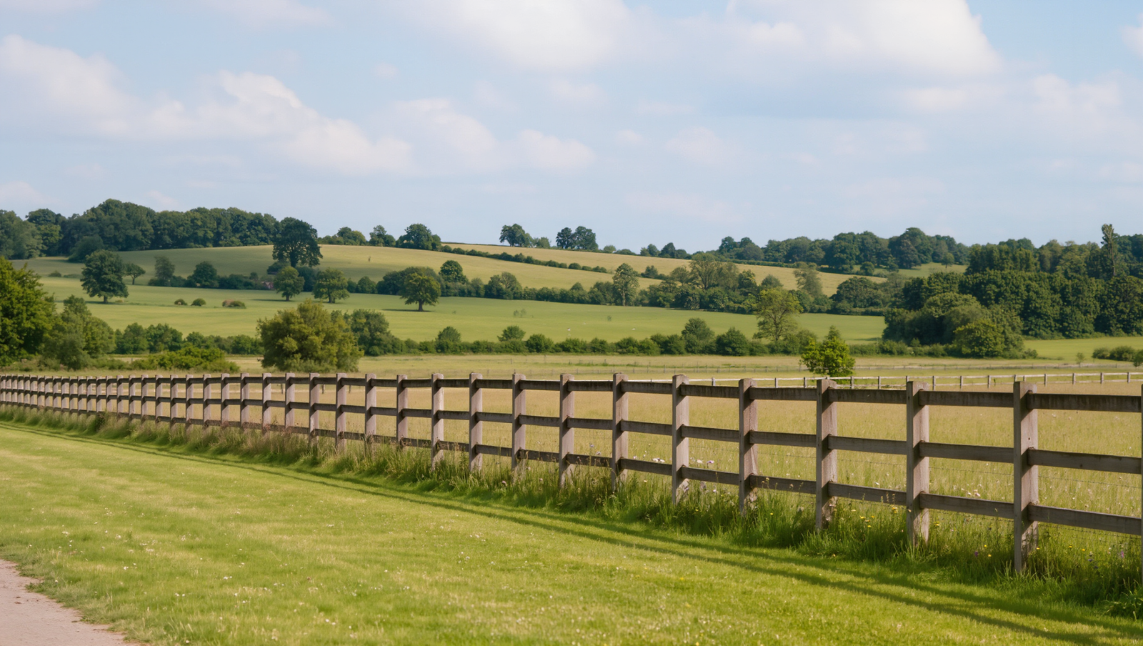 Agricultural fencing in Sussex
