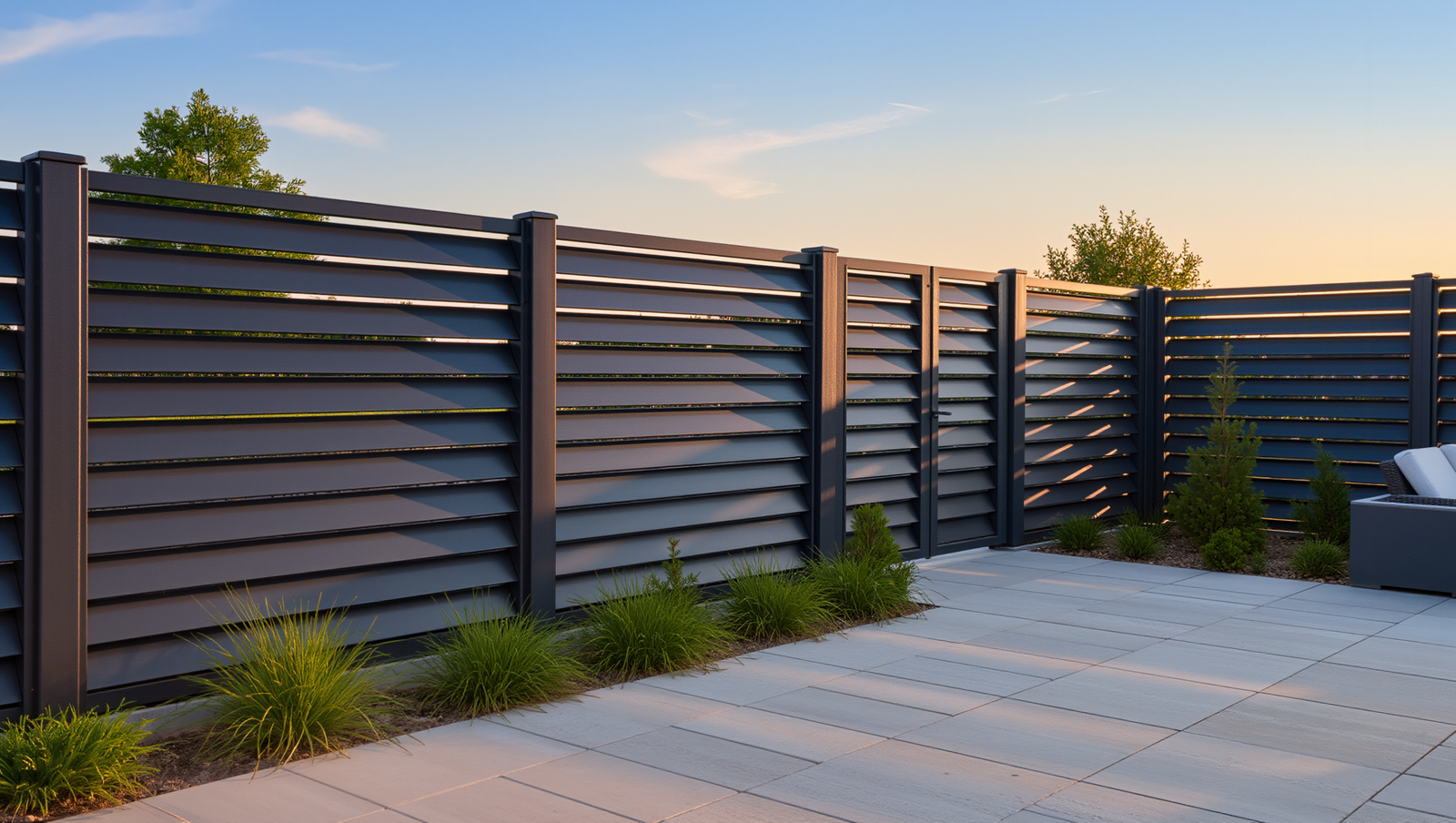 Aluminium fencing in Sussex